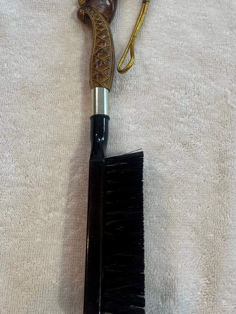 Vintage 60's Horse Head Brush Men's Travel Groom brush